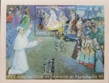 BC346, Vatican 2003, colita picturi, Craciun
