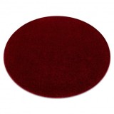 ETON PLUS cerc covor Melange roșu / negru, cerc 200 cm