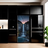 Folie imprimata color pentru decor Frigider, dimensiune 200 x 90cm, model: AVX-FR14, AVEX