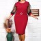 Rochie Eleganta Tania Red - 62Marimea