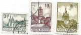 Monumente - uzuale, 1972 - 3,45 L, 10 L, 16,20 L, obliterate, Arhitectura, Stampilat