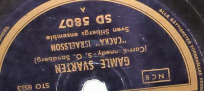 PLACA ODEON PT. GRAMOFON PATEFON ( VEZI POZE ) foto