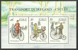 Irlanda 1991 - Biciclete, ciclism, bloc neuzat