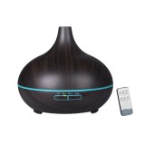 Difuzor aromaterapie cu ultrasunete telecomanda si lumina LED 7 culori V-Rising VR-N10RC 550 ml wenge, Vrising