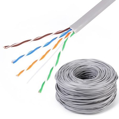 Cablu CAT6 UTP 4x2x 0.5mm CCA rola 100m SafetyGuard Surveillance foto