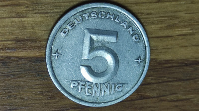 RDG DDR Germania republica democrata -moneda de colectie- 5 pfennig 1948 -superb foto