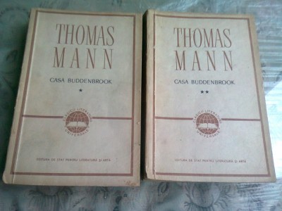 CASA BUDDENBROOK - THOMAS MANN 2 VOLUME foto