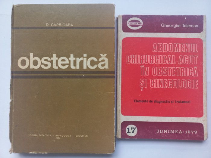 OBSTETRICA- D. CAPRIOARA + ABDOMENUL CHIRURGICAL ACUT IN OBSTETRICA SI GINECOLOG