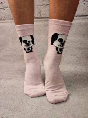 STK453-5222 Sosete medii din bumbac ultrasox model catelus foto