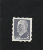 Germania DDR 1961-Walter Ernst Paul Ulbricht,dant.,MNH,Mi.845