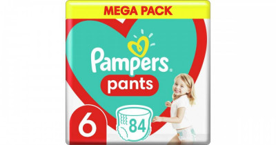 Pampers Pants Mega Box Pelenkacsomag 15kg+ Junior 6 (84db) foto