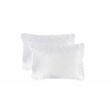 Set 2 Perne Somnart matlasate microfibra Striata, 50x70 cm