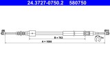 Cablu Frana de Mana ATE 24.3727-0750.2 Opel Corsa C Tigra Twintop