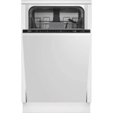 Masina de spalat vase incorporabila Beko BDIS38020Q, 10 seturi, 8 programe, Hygiene Intense, Program Eco, Clasa E