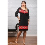 Rochie de ocazie traditionala Nora Negru - 38Marimea