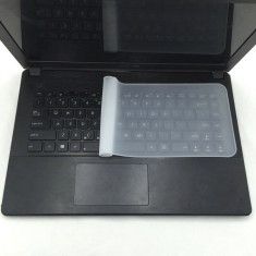 Husa folie silicon protectie tastatura laptop, Macbook 13, 14 tableta calculator foto