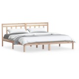 Cumpara ieftin Cadru de pat, 160x200 cm, lemn masiv de pin