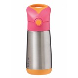 B.Box Thermos Mini termos cu pai Pink Orange 350 ml