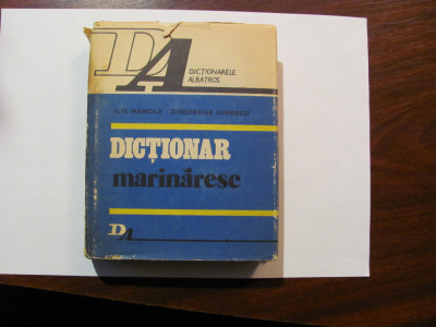 CY - Ilie MANOLE si Gheorghe IONESCU &amp;quot;Dictionar Marinaresc&amp;quot; foto