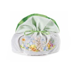 Saculet Paste textil multicolor 30x23x30 cm