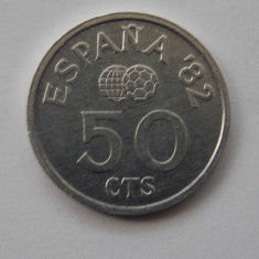 50 CENTIMOS 1982 SPANIA-COMEMORATIVA-UNC