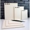 Set 3 sasiuri din lemn cu panza canvas pentru pictura, culoare alb mat, marca avex