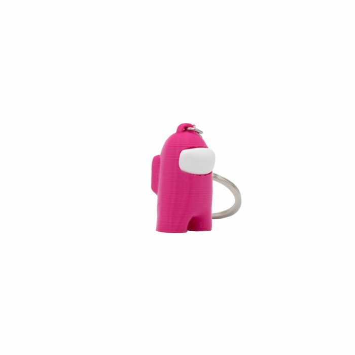 Among Us Keychain 3D printed - pink