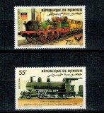 Djibouti 1985 - Locomotive, cai ferate, serie neuzata