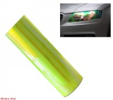 Cumpara ieftin Folie de protectie galben electric cameleon pentru faruri si stopuri - 10 M x 30 cm