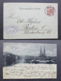 Austria 1897 Old postcard postal stationery Vienna to Berlin D.922