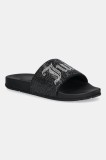 Juicy Couture papuci DONNA DIAMANTE femei, culoarea negru, JCFYL222054