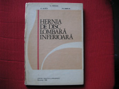 C. Arseni, H. Aldea, Th. Obreja - Hernia De Disc Lombara Inferioara foto