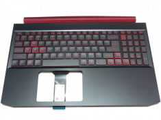 Carcasa superioara cu tastatura Laptop, Acer, Gaming Nitro 5 AN515-54, pentru GTX1050, GTX1650, 6B.Q5AN2.001 foto