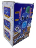 Jucarie Interactiva Stitch Dansator, Canta si Danseaza, Lumini si Melodii, Plastic Multicolor, 25cm, Baterii AA