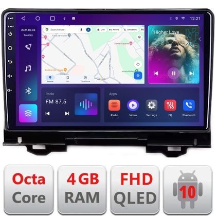 Navigatie Honda HR-V 2022- dedicata Android QLED octa core 4+64 4G DSP FHD carplay android auto radio gps internet Android kit-hr-v2022+EDT-E310v3 Car