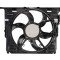 GMV radiator electroventilator BMW Seria 5 F10/F11, 2010-2017, 518d, 520d, motor 2.0 d, diesel, 400 W; 485 mm; 3 pini
