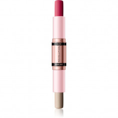 Makeup Revolution Blush & Highlight blush cremos și iluminator stick culoare Mauve Glow 2x4,3 g