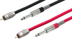Pereche cabluri audio mono RCA la Jack 6.3 Stage Line MCA-156 foto
