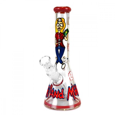 Bong sticla, Urban Crew, Cartoon Girl, 25cm foto