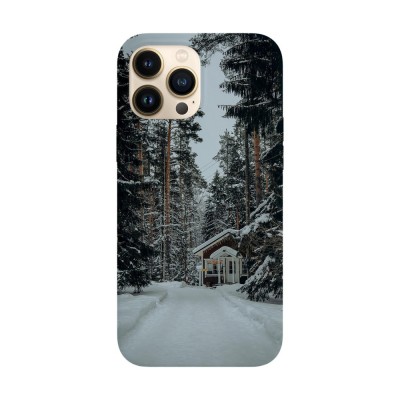Husa compatibila cu Apple iPhone 14 Pro model Cozy Cabin, Silicon, TPU, Viceversa foto