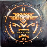 Bonfire &lrm;&ndash; Fire Works _ NM / VG+ vinil, LP, disc muzica hard rock, heavy metal _ MSA, Germania, 1987