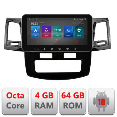 Navigatie dedicata Toyota Hilux 2008-2014 I-143 4+64 Lenovo ecran 10.33&amp;quot; Android Waze USB Navigatie Internet Youtube Radio CarStore Technology foto