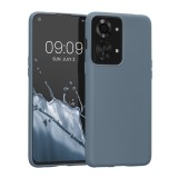 Husa kwmobile pentru OnePlus Nord 2T , Silicon, Albastru, 60050.202, Carcasa