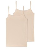 Cumpara ieftin Set 2 maiouri pentru femei Schiesser, bej, marime 44 XXL - OUTLET