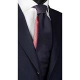 Cravată mătase cu nod &icirc;n contrast N2193, model unicat
