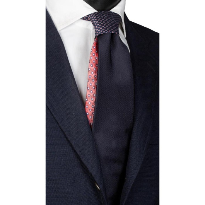 Cravată mătase cu nod &icirc;n contrast N2193, model unicat