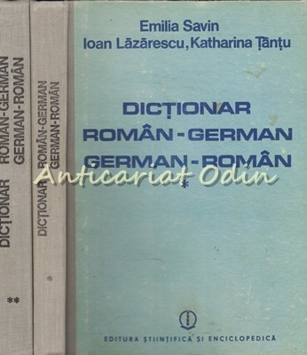 Dictionar Roman-German German-Roman I, II - Emilia Savin foto
