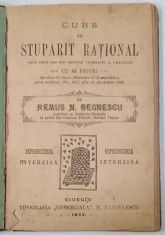 CURS DE STUPARIT RATIONAL ,cu 64 FIGURI de REMUS N. BENGESCU , 1893, PREZINTA PETE SI URME DE UZURA foto