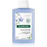 Klorane Flax Fiber Bio Sampon pentru par fin, moale 200 ml