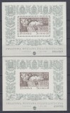 POLONIA 1993 EXPOZITIA FILATELICA POZNAN COLITA DANTELATA SI NEDANTELATA MNH, Nestampilat